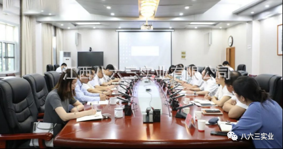 中南大學(xué)、江西師范大學(xué)一行來(lái)八六三考察